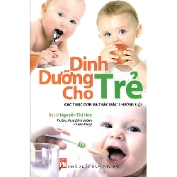Dinh dưỡng cho trẻ nhỏ- Các thực đơn và thắc mắc thường gặp - BS. Nguyễn Thị Hoa - 2015 - SỨC KHỎE