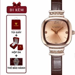 Đồng hồ VADO 26 mm Nữ dây da nâu 417024