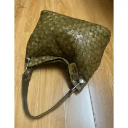 Túi nữ sz 31*26*10 da thật đan 2hand 928845