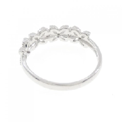 Nhẫn kim cương hoa K18WG 0.10CT 672017