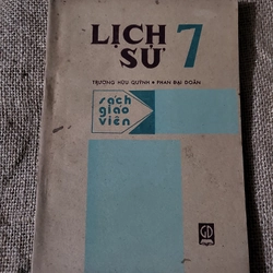 Lịch Sử lớp 7 _ Sách giáo khoa 9x _sách giáo khoa cũ