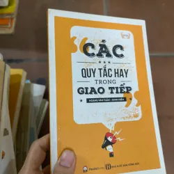 Sách các quy tắc hay trong giao tiếp