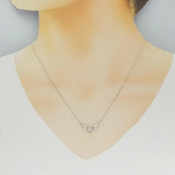 Dây chuyền kim cương hình trái tim PT900/PT850 0.02CT - Hàng hiệu Chính hãng 857275