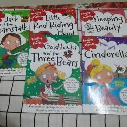 Truyện tranh ngoại văn Anh - luyện ngữ âm - 5 quyển Cinderella& Sleep Beauty