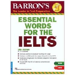 Barron's Essential Words For The IELTS - 3rd Edition - Dr. Lin Lougheed (Mới 100%) Tiếng Anh, First News - SÁCH ĐẠI HỌC