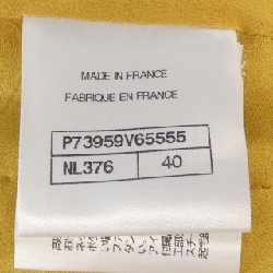 【Mã giảm giá】Áo khoác không cổ CHANEL 640076