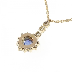 K18YG Dây chuyền hình trái tim Sapphire 1.84CT - Hàng hiệu Chính hãng 855979