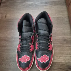 Giày Akatsuki (Naruto) Air Force One - Nike (rep) bản Custom cực hiếm (sz 44) - còn mới