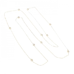 K18YG Dây chuyền kim cương 1.00CT - Hàng hiệu Chính hãng 846483