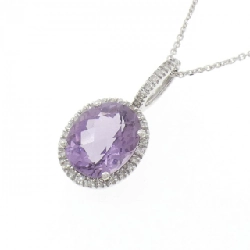 K14WG Đá Amethyst Dây Chuyền - Hàng hiệu Chính hãng 858439