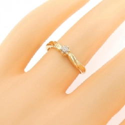 Nhẫn kim cương K18YG 0.10CT - Hàng hiệu Authentic 848020