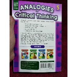 Bộ 5 cuốn analogies for Critical thinking mới 90% 40512