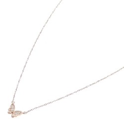 K10PG Bướm Kim Cương Dây Chuyền 0.03CT - Hàng hiệu Chính hãng 863357