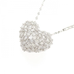 K18WG Dây chuyền kim cương hình trái tim 0.40CT - Hàng hiệu Chính hãng 865288