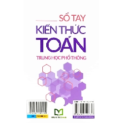 Sổ Tay Kiến Thức Toán Trung Học Phổ Thông - Nguyễn Thị Anh 288755