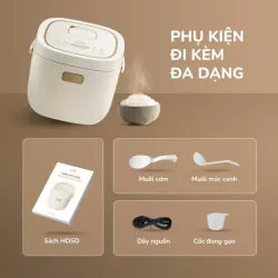 Nồi Cơm Điện Lòng Gốm UNIE URC818 – Dung tích 1,8L, Chống Dính Tự Nhiên 573059