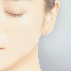 K18PG Solitaire Bông tai Kim cương 0.15CT Một bên - Hàng hiệu Chính hãng 867572