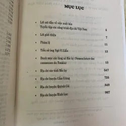 TÊN LÀNG XÃ VÀ ĐỊA DƯ CÁC TỈNH BẮC KỲ (BÌA CỨNG) - NGÔ VĨ LIỄN 1020882