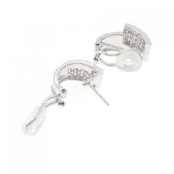 K18WG Pave Diamond Earrings/Studs 1.05CT - Hàng hiệu Chính hãng 875186