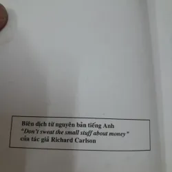 Mưu sự làm giàu. Don't sweat the small stuff ab.money. BD Ng. Huỳnh Điệp 568415