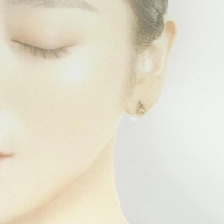 K18PG Bông tai Kim cương Hoa 0.02CT - Hàng hiệu Chính hãng 867202