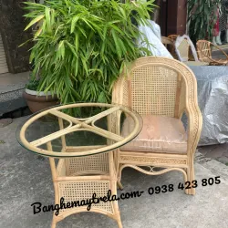 Ghế mây lưng mắt cáo 557102