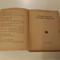 Góp phần phê phán giáo dục đại học, Nguyễn Văn Trung 960383