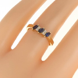 Nhẫn Sapphire K18YG 0.31CT 670498