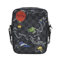 Túi đeo vai Louis Vuitton Damier Graphite Map Danube N40239 613301