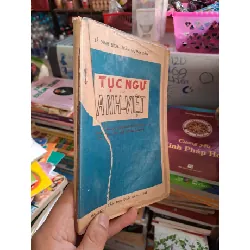 Tục ngữ Anh Việt - Đình Bích - Quỳnh Dân - 1986 mới 70% rách bìa ố - VĂN HỌC - HCM0111 Blogmeo 281125