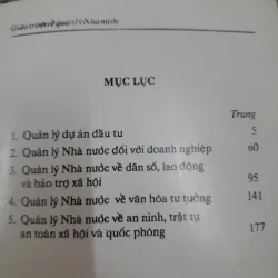 Học viện hành chính QG- Giáo trình Quản lý Nhà Nước cho Ngạch chuyên viên. X bản 1994 781409