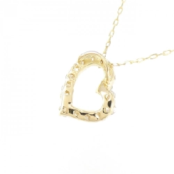 K18YG Dây chuyền kim cương hình trái tim 0.20CT - Hàng hiệu Chính hãng 863301