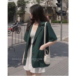 Áo blazer cộc tay