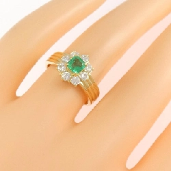 Nhẫn Emerald K18YG 0.38CT - Hàng hiệu Chính hãng 854222