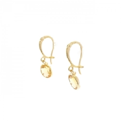 K18YG Citrine Bông tai - Hàng hiệu Chính hãng 864714