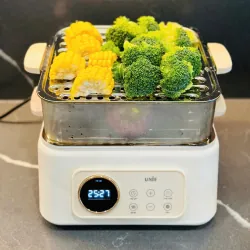 UNIE UE668 ✨ lẩu hấp 2 tầng – giữ trọn dinh dưỡng thực phẩm 732831
