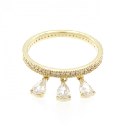 【Sản phẩm mới】Nhẫn kim cương toàn bộ K18YG 0.25CT