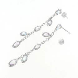 K18WG Bông tai đá màu - Hàng hiệu Authentic 870879