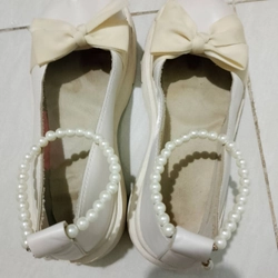 Giày Lolita mũi nơ quai ngọc 509036
