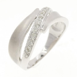 Nhẫn kim cương K18WG 0.16CT