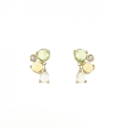 Bông tai đá màu Vandome - Hàng hiệu Authentic