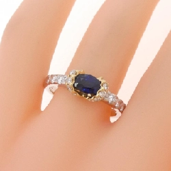 Nhẫn Sapphire PT900/K18YG 0.76CT - Hàng hiệu Chính hãng 850192