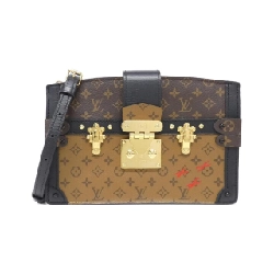 Túi xách đeo vai Louis Vuitton Monogram Reverse Trunk Clutch M43596