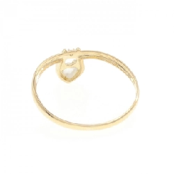 Nhẫn đá mặt trăng K18YG hình trái tim 670891