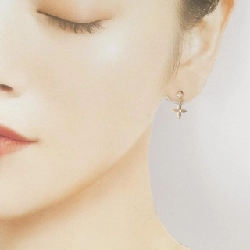 Bông tai Louis Vuitton Pous Monogram Idylle một bên - Hàng hiệu Authentic 843399