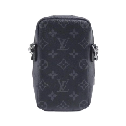 Túi đeo chéo Louis Vuitton Monogram Eclipse Reverse Double Phone Pouch M81321 - Hàng hiệu Chính hãng 805505