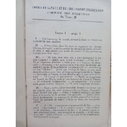 Cours de langue et de civilisation Francaises-A l'usage des étrangers: Corrigé des Exercices du tome II