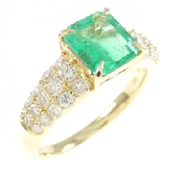 Nhẫn Emerald K18YG 1.36CT