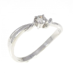 Nhẫn kim cương K18WG 0.10CT