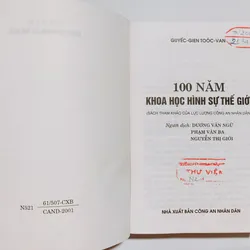 100 Năm Khoa Học Hình Sự Thế Giới - G.G.Toc-van 728283